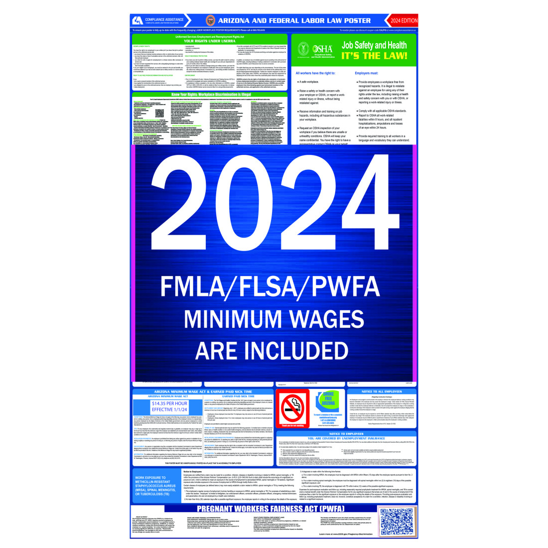 Federal Labor Law Posters 2024 Printable Free - Lizzy Camilla