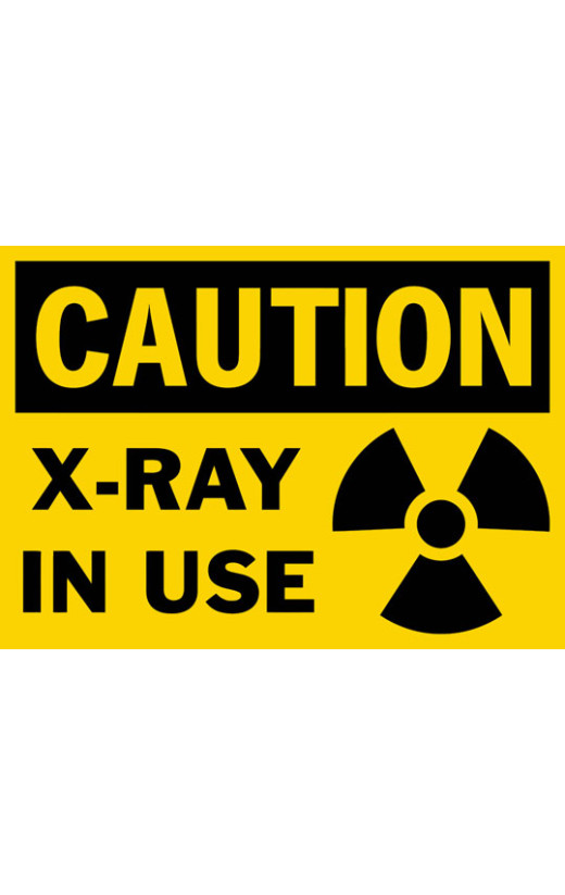 Caution X-Ray In Use Safety Sign