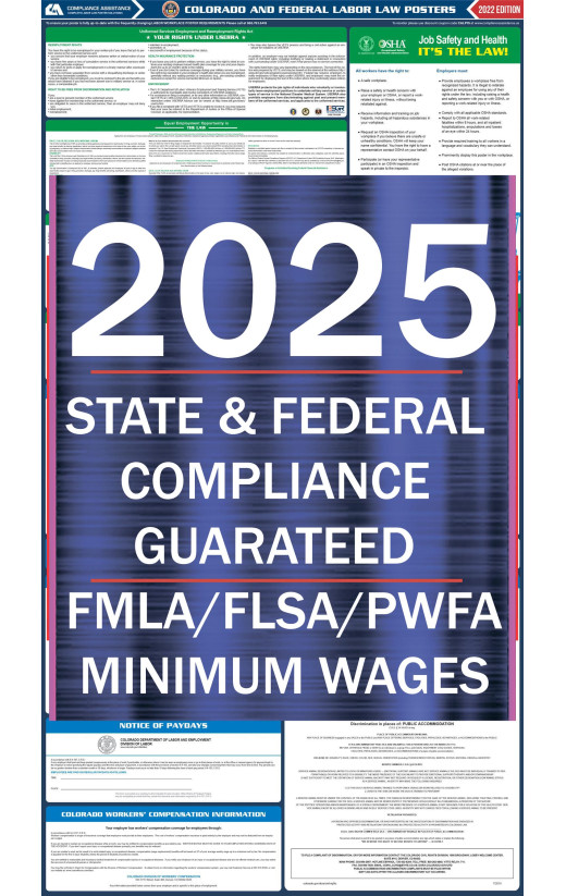 2025 Colorado State and Federal All-In-One Labor Law Poster