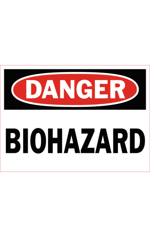 Danger Biohazard Safety Sign