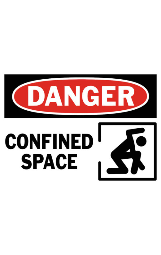 Danger Confined Space Safety Sign