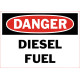 Danger Diesel Fuel Safety Sign