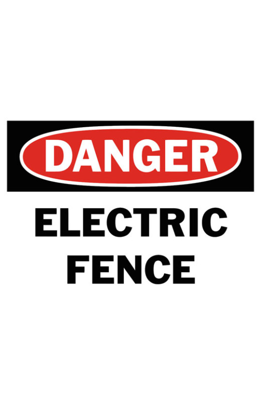 Danger Electric Fence Safety Sign