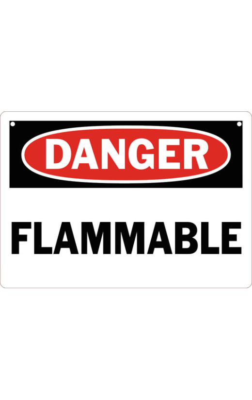 Danger Flammable Safety Sign