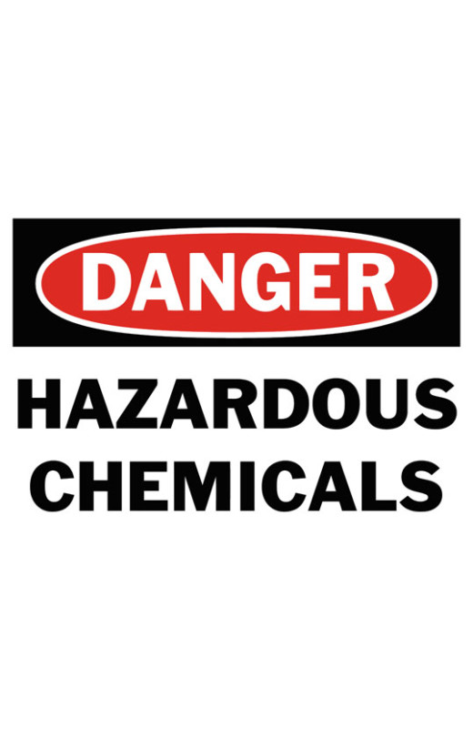 Danger Hazardous Chemicals Safety Sign