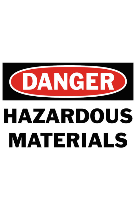 Danger Hazardous Materials Safety Sign