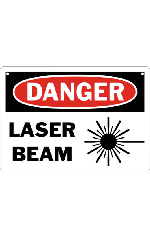 Danger Laser Beam Safety Sign