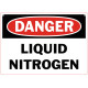 Danger Liquid Nitrogen Safety Sign