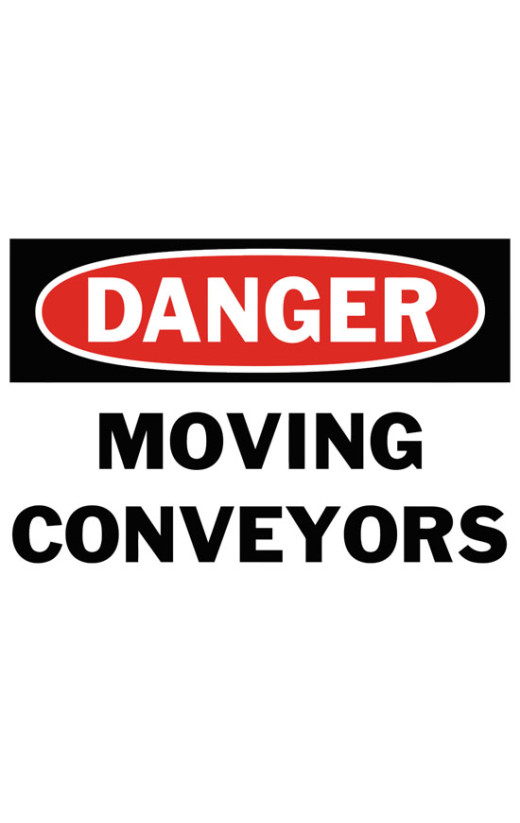 Danger Moving Conveyors Safety Sign