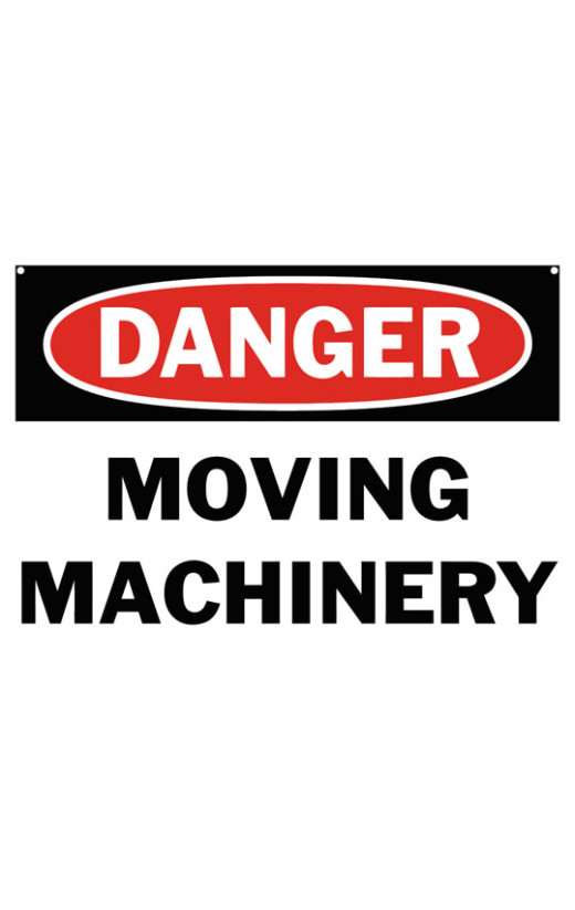 Danger Moving Machinery Safety Sign