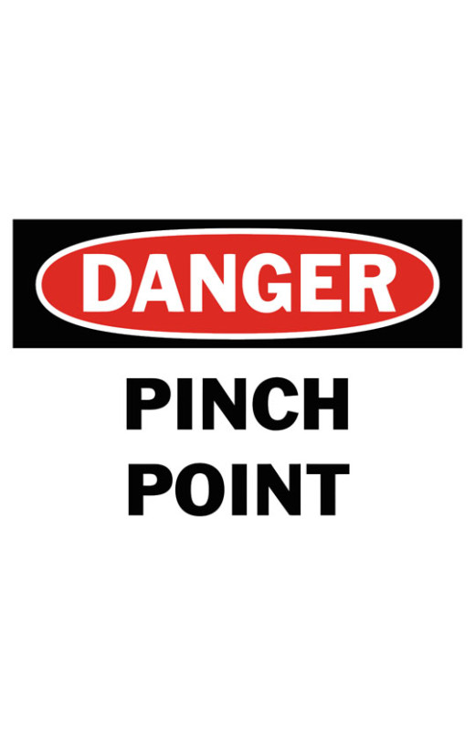 Danger Pinch Point20 Safety Sign