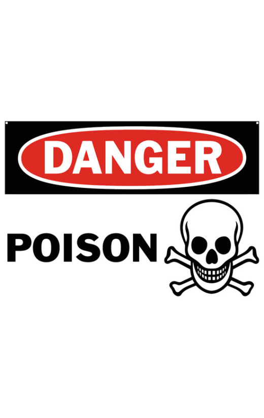 Danger Poison Safety Sign