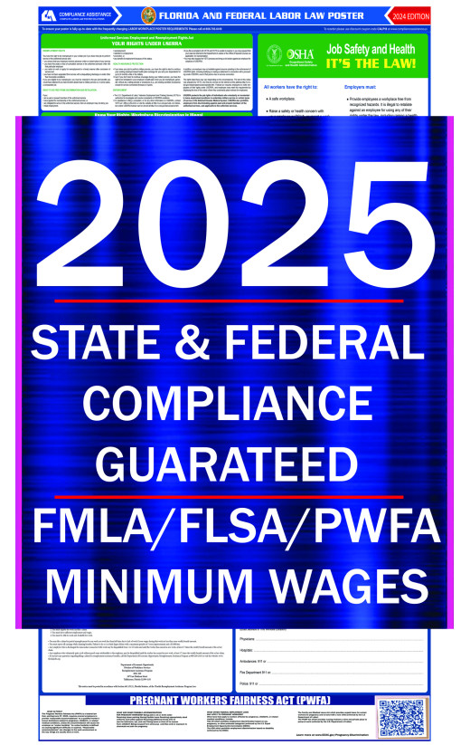 2025 Florida State and Federal All-In-One Labor Law Poster