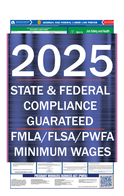 2025 Georgia State and Federal All-In-One Labor Law Poster 