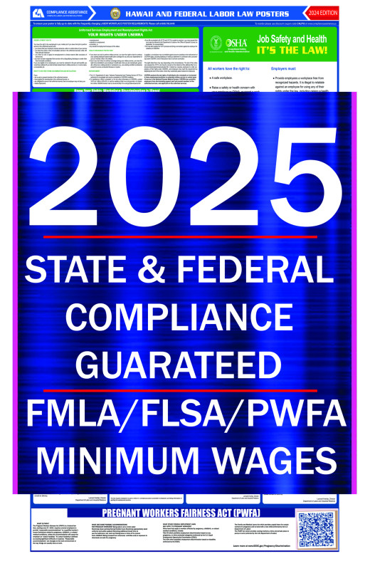 2025 Hawaii State and Federal All-In-One Labor Law Poster