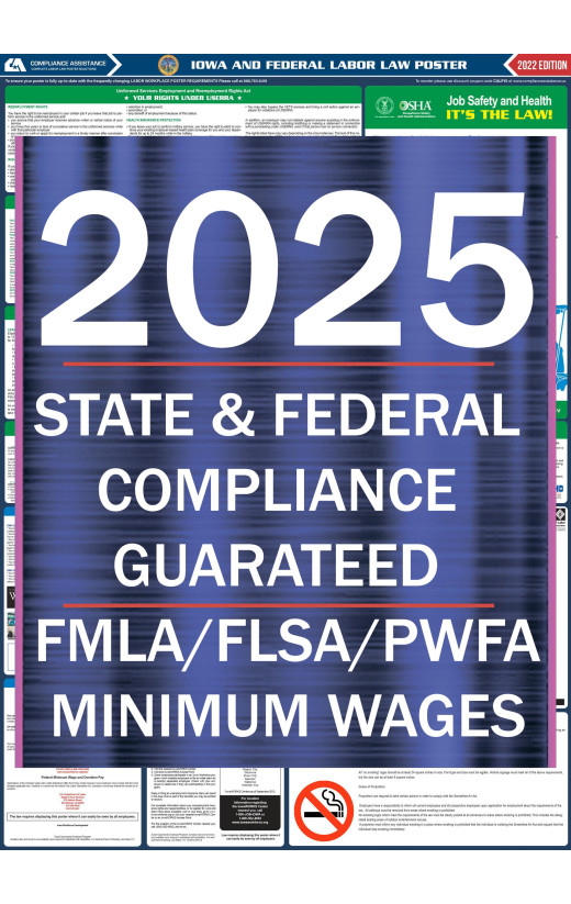 2025 Iowa State and Federal All-In-One Labor Law Poster