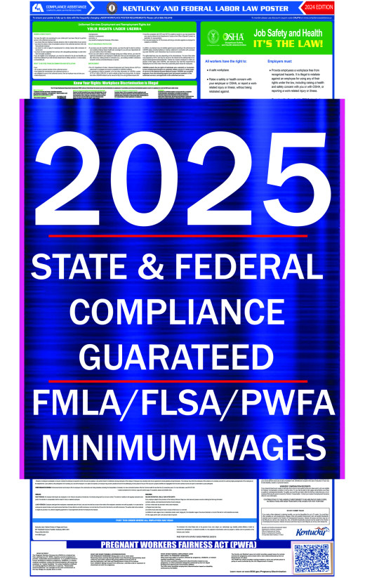 2025 Kentucky State and Federal All-In-One Labor Law Poster 