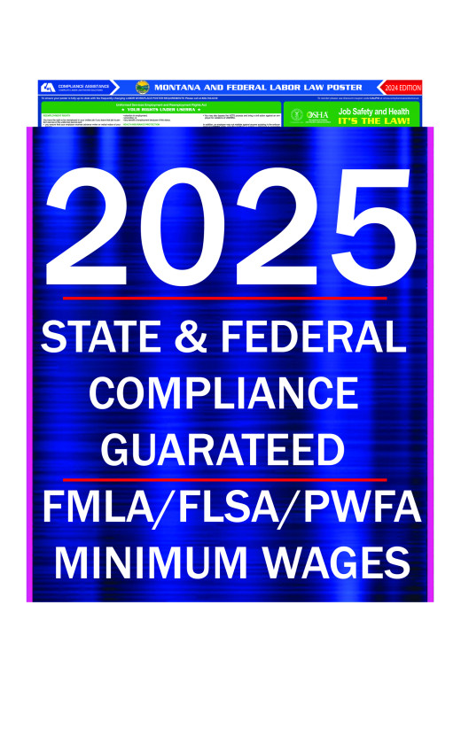 2025 Montana State and Federal All-In-One Labor Law Poster