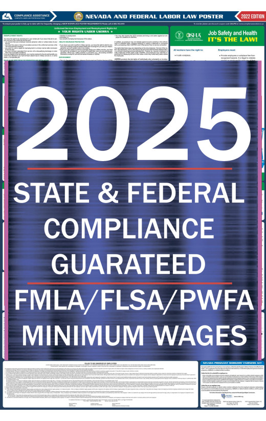 2025 Nevada State and Federal All-In-One Labor Law Poster