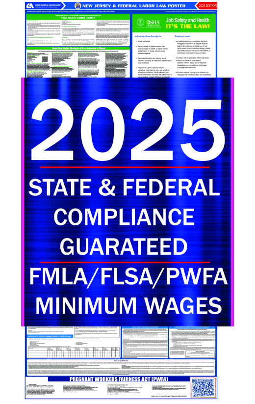 2025 New Jersey State and Federal All-In-One Labor Law Poster