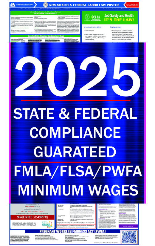 2025 New Mexico State and Federal All-In-One Labor Law Poster 