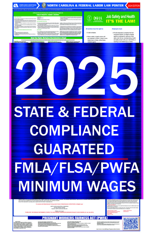 2025 North Carolina State and Federal All-In-One Labor Law Poster