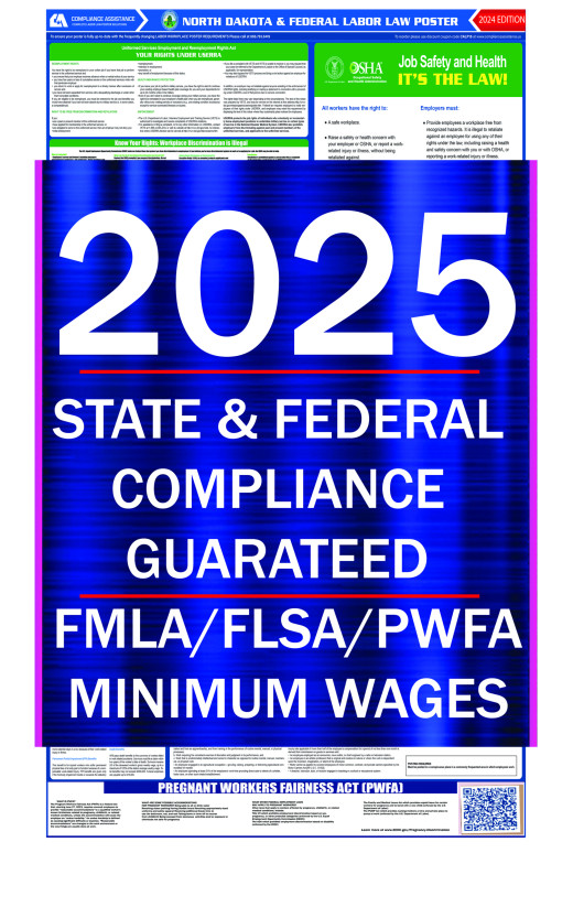 2025 North Dakota State and Federal All-In-One Labor Law Poster