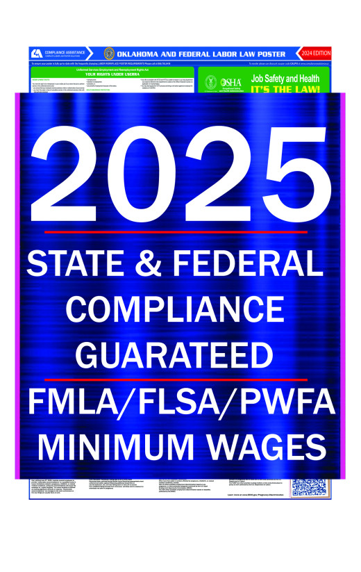 2025 Oklahoma State and Federal All-In-One Labor Law Poster 