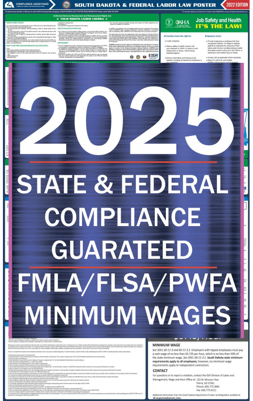 2025 South Dakota State and Federal All-In-One Labor Law Poster