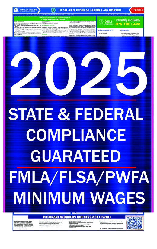 2025 Utah State and Federal All-In-One Labor Law Poster 