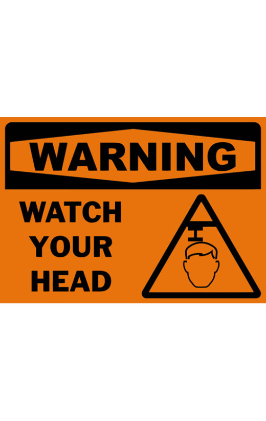 Warning Watch Your Head Safety Sign