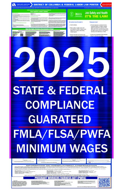 2025 Washington State and Federal All-In-One Labor Law Poster