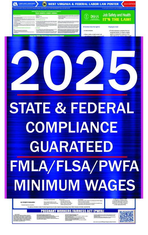 2025 West Virginia State and Federal All-In-One Labor Law Poster