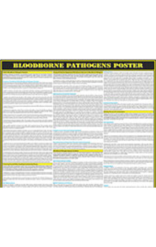 Bloodborne Pathogens Poster