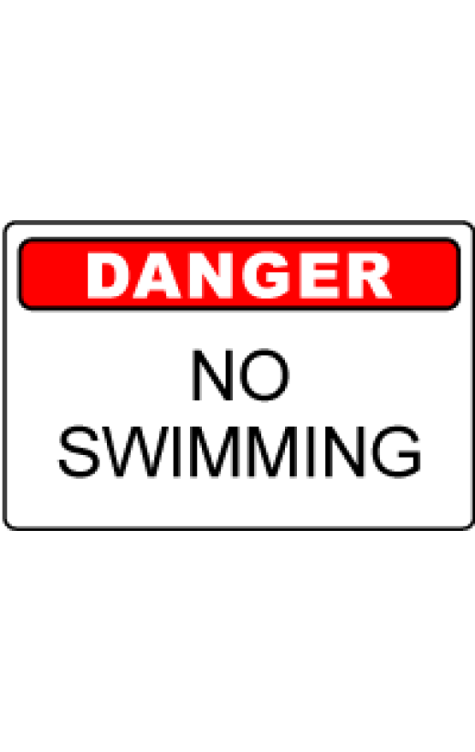 OSHA Danger Sign: No Swimming