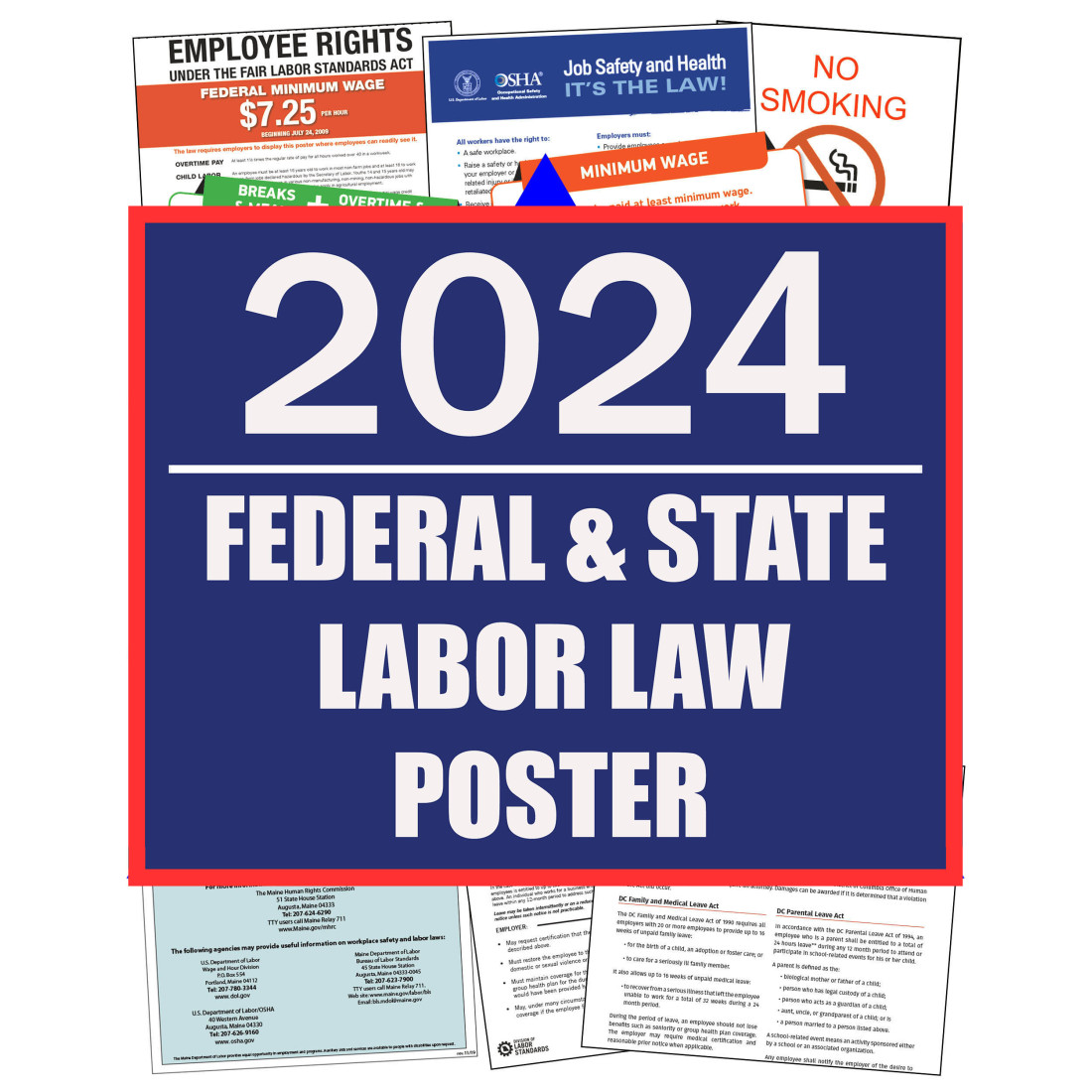 2024 Virginia State and Federal AllInOne Labor Law Poster