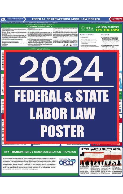 2024 Federal Contractors Labor Law Poster